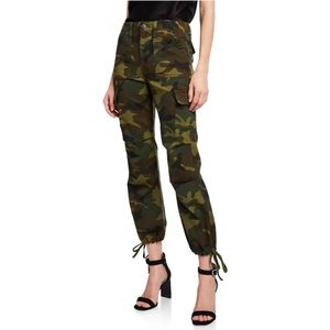 Alicia + Olivia Jeans Camo-Print Cargo Pants | Size 25